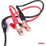 AMiO Krachtige Professionele Digitale Accutester (2-220Ah) met Uitgebreide Functionaliteiten (6/12V)Zwart