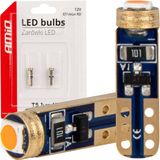 AMiO - LEDlamp - Rood - T5 - 12V - 2 Stuks