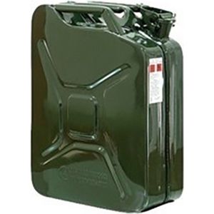 Jerrycan Benzine - Metaal - Groen - 20ltr