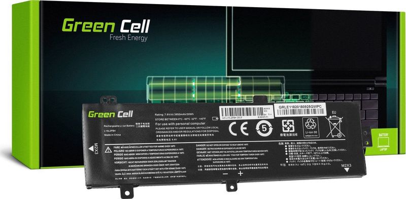 GreenCell - LE118 - Notebook Batterij - Zwart - 3500 mAh - 4 Cellen