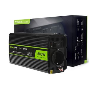 1000W (500W continu) DC 12V naar AC 230V met USB Stroom Inverter Converter - Pure/Full Sine Wave
