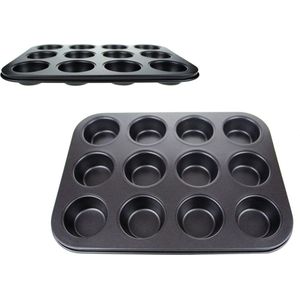 Bakvorm - muffins - 12 stuks - diameter muffin 4.5 cm