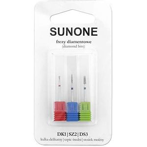 SUNONE - Diamantslijpers - Set van 3 - Voor Manicure en Pedicure - Hoogwaardige Kwaliteit