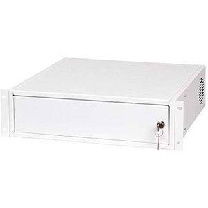 Stalflex Rack Caso 19"" 3U, 420mm, Wit CHR19-3U-420W