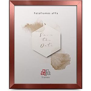 aFFa frames, Hekla Rechthoekige fotolijst van MDF, onderhoudsvriendelijk, met acrylglasfront, roségoud