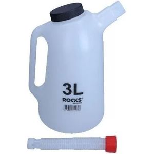 Rooks - Oliekan - 3L - Geschikt Voor Brandstof - Garantie 2 Jaar