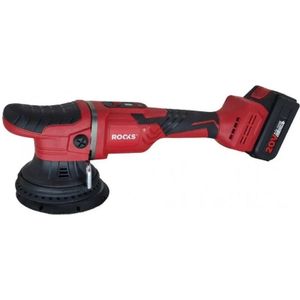 Rooks - AQ-ONE - Polijstmachine - 20V - Klittenbandschijf 125 mm