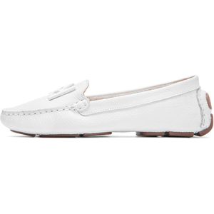 Kazar - Dames Mocassins - Wit - Leer