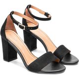 Kazar - Dames Sandalen - Zwart - Nubuck