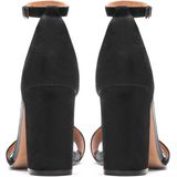 Kazar - Dames Sandalen - Zwart - Nubuck