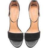 Kazar - Dames Sandalen - Zwart - Nubuck