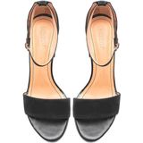 Kazar - Dames Sandalen - Zwart - Nubuck