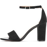 Kazar - Dames Sandalen - Zwart - Nubuck