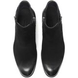 Merk - Model - Laarzen - Zwart - Nubuck - Minimalistische Snit