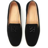 Kazar - Loafers - Zwart - Suède - Transparante Hak