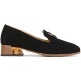 Kazar - Loafers - Zwart - Suède - Transparante Hak