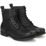 Kazar - Enkellaarsjes - Zwart - Leer