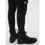 Kazar - Enkellaarsjes - Zwart - Leer