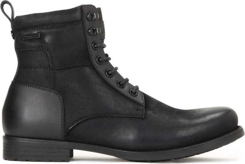 Kazar - Enkellaarsjes - Zwart - Leer