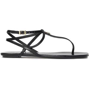 Kazar - Dames Teenslippers - Zwart - Volnerfleer