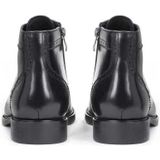 Kazar - Geveterde Laarzen - Zwart - Leer