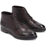 Kazar - Bruine Laarzen - Leer - Casual Stijl - Hoogwaardig Graanleer