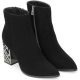 Zwarte Laarzen - Knielaarzen - Hoogwaardig Suède - Elegante Hak