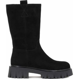 Enkellaarsjes - Zwart - Hoge Laarzen - Casual Stijl - Suède