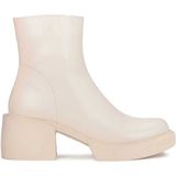 Kazar, Schoenen, Dames, Beige, 38 EU, Leer, Dames off-white booties