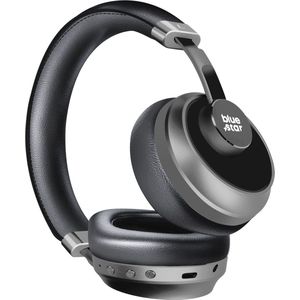 Blue Star Premier Bluetooth-headset (40 h, Draadloze), Koptelefoon, Zwart