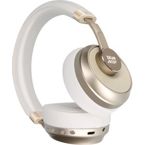 Blue Star Premier Bluetooth-headset (40 h, Draadloze), Koptelefoon, Wit