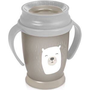 LOVI - Buddy Bear - Drinkbeker - Grijs - 250 ml - Antibacterieel