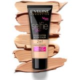 Eveline Cosmetics - Selfie Time - Foundation en Concealer - Tint 03 Vanilla - 30 ml