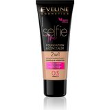 Eveline Cosmetics - Selfie Time - Foundation en Concealer - Tint 03 Vanilla - 30 ml
