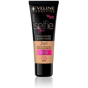 Eveline Selfie Time Foundation & Concealer 05 Beige 30 ml