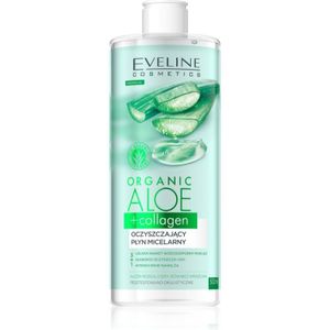 Eveline Cosmetics - Organic Aloe+Collagen - Micellair Water - 500 ml - Veganistisch