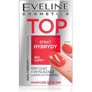 Eveline Cosmetics Nail Therapy Professional topcoat nagellak om het drogen te versnellen 5 ml