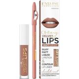 Eveline Cosmetics - OH! my LIPS Velvet Lippen Set - Choco Truffle - 1 St