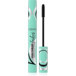 Eveline Cosmetics Viva Curled Lashes Mascara, verlenging en swing, 10 ml, zwart