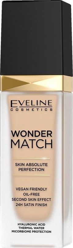Eveline Cosmetics - Wonder Match - Vloeibare Foundation - Tint 10 Light Vanilla - 30 ml
