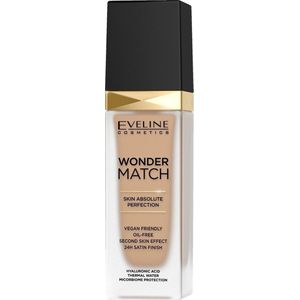 Eveline Cosmetics - Wonder Match - Foundation - 30 ml - Olievrij - Veganistisch