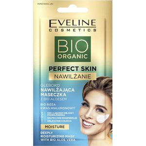 Eveline Cosmetics - Perfect Skin Bio Aloe - Gezichtsmasker - 8 ml - Veganistisch