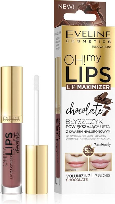 Eveline Cosmetics - OH! my LIPS - Lipgloss - Tint Chocolate - 4,5 ml