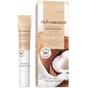 Eveline Cosmetics Rich Coconut Herstellende Oogcrème met Probiotica 20 ml