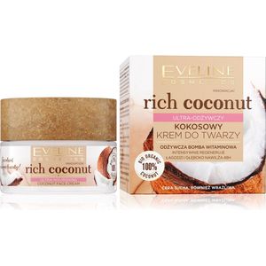 Eveline Cosmetics - Rich Coconut - Gezichtscreme - 50 ml - Natuurlijke Ingrediënten
