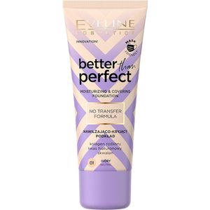 Eveline Cosmetics Better than Perfect Dekkende Make-up met Hydraterende Werking Tint 01 Ivory Neutral 30 ml