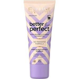 Eveline Cosmetics Better than Perfect Dekkende Make-up met Hydraterende Werking Tint 03 Light Beige Warm 30 ml