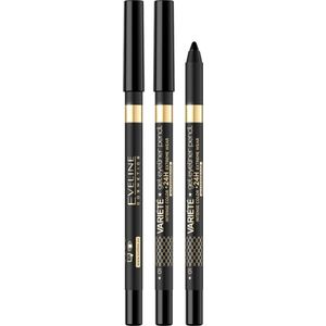 Eveline Cosmetics Variété Waterproef Gel Potlood voor Eyeliner Tint 01 Black 1 st