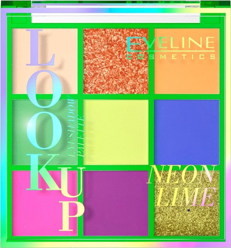 Look Up palette van 9 oogschaduw Neon Lime 10.8g