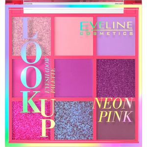 Eveline Cosmetics - Look Up Neon Pink - Oogschaduw Palette - 10,8 gr - Veganistisch